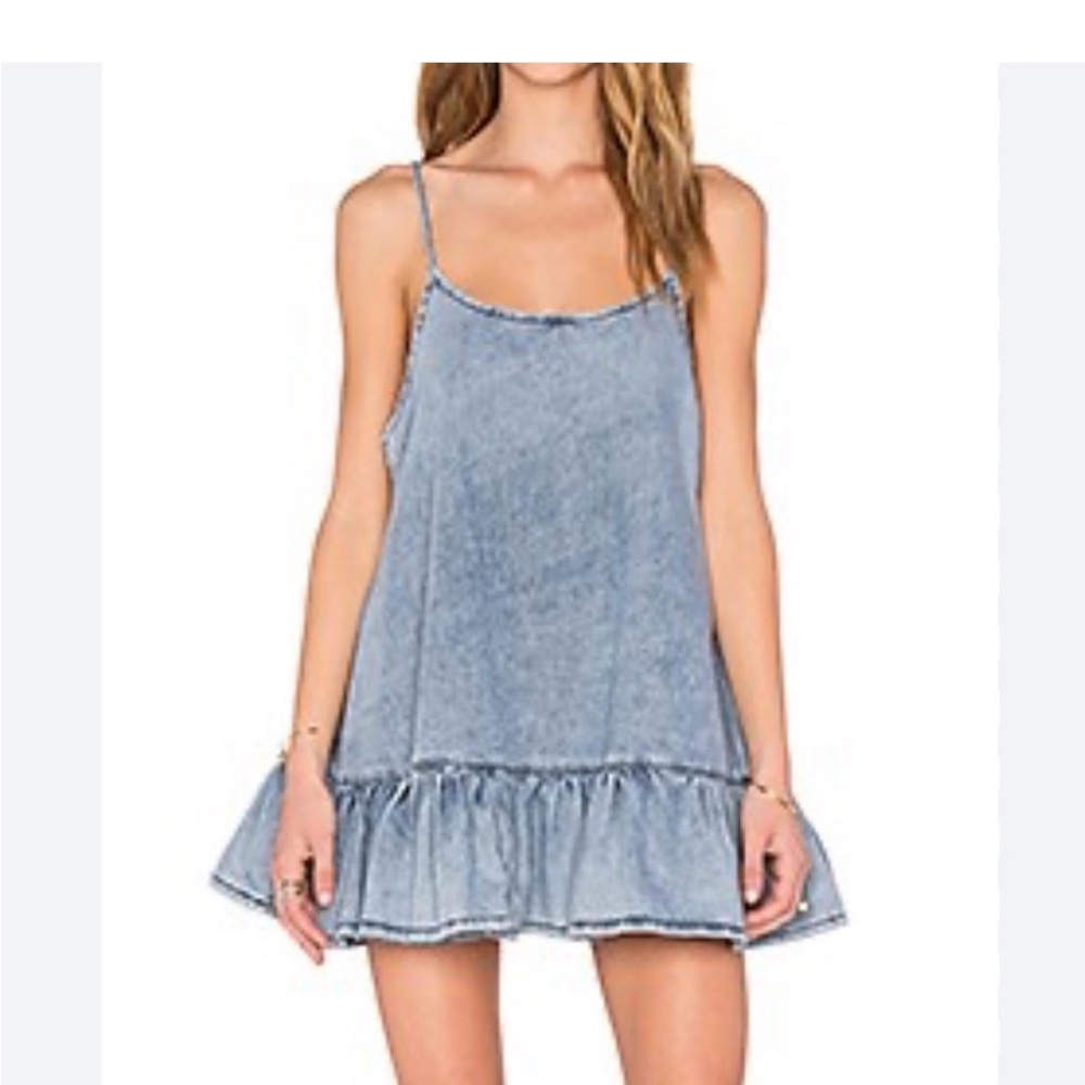 One Teaspoon Pinkie Denim Mini Dress